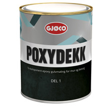 Gjøco Poxydekk lys grå 0,7 liter - Del 1
